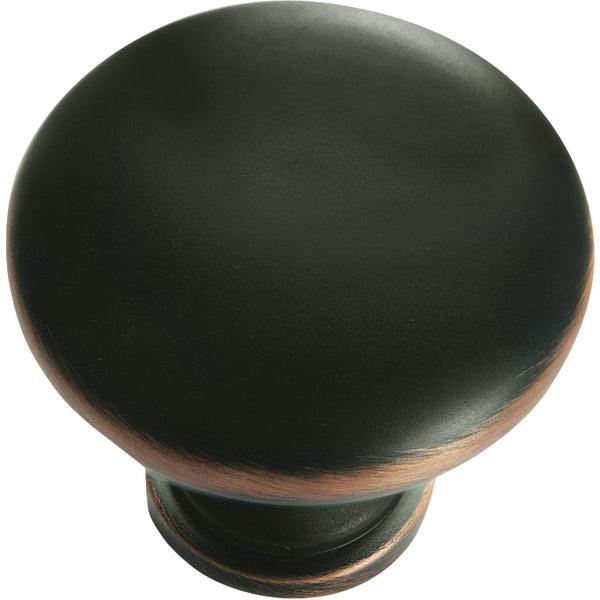 Laurey Ultima Round 1-3/8 In. Oil Rubbed Bronze Hollow Steel Cabinet Knob