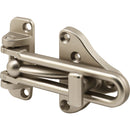 Defender Security Satin Nickel Swing Bar Door Guard with Lock