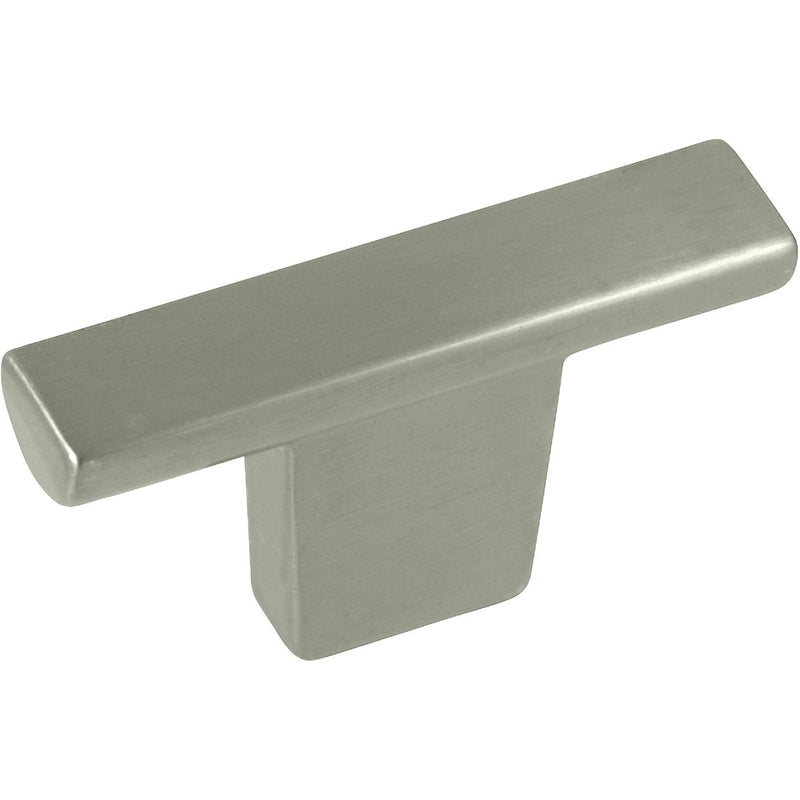 Laurey Cosmopoplitan T-Shaped 2 In. Satin Nickel Cabinet Knob