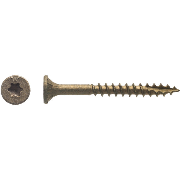 Big Timber #8 x 1-1/2 In. Bronze Flat Head Wood Screw (980 Ct., 5 Lb.)