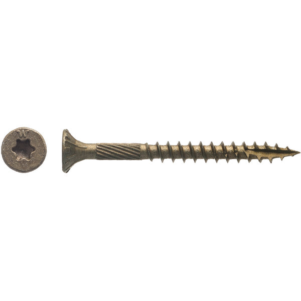 Big Timber #8 x 1-3/4 In. Bronze Flat Head Wood Screw (866 Ct., 5 Lb.)