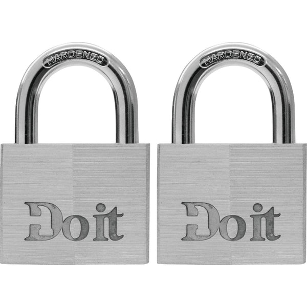 Do it 1-1/2 In. Aluminum Keyed Padlock (2-Pack)