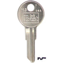 Do it Best Yale Nickel Plated House Key, Y13 / 01122R DIB (10-Pack)
