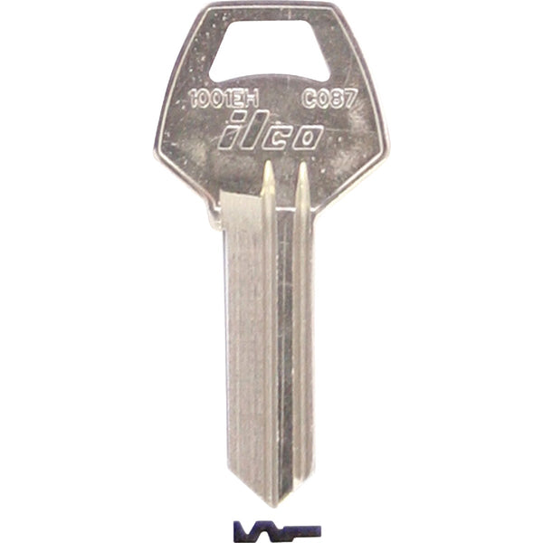 ILCO Corbin Nickel Plated House Key, CO87 / 1001EH (10-Pack)