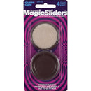 Magic Sliders 1-5/8 In. Round Carpet Based Aluminum Furniture Leg Cup (4-Pack)