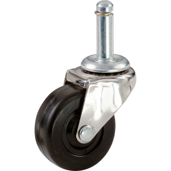 Shepherd 2 In. Friction Grip Rubber Swivel Stem Caster