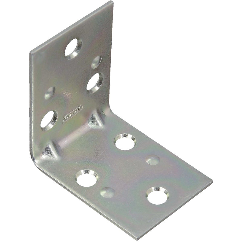 National Catalog V121 2 In. x 1-1/2 In. Double Wide Zinc Corner Brace (2-Count)