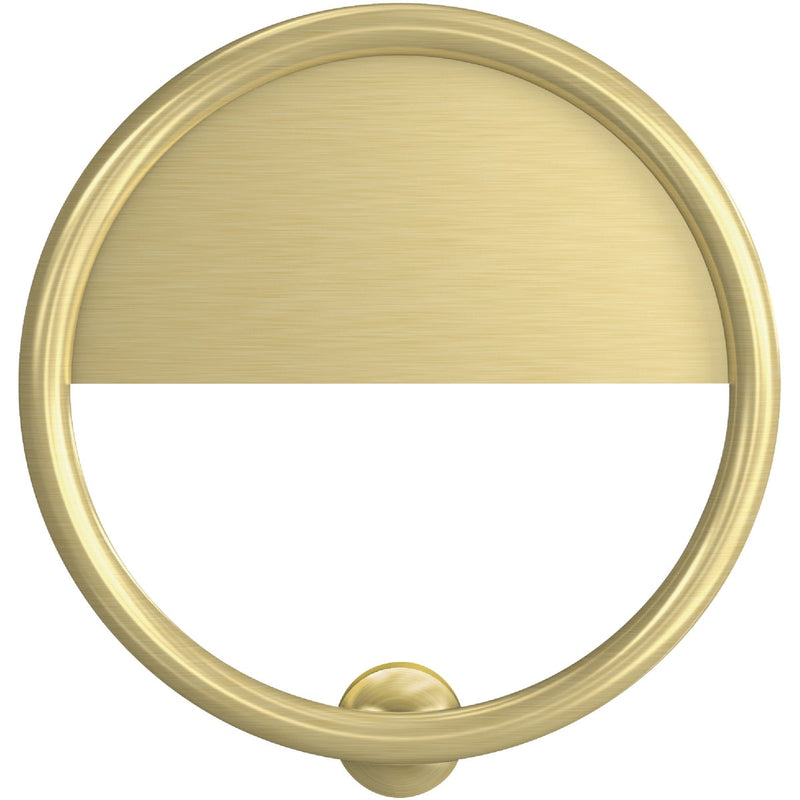 National Hardware 4-1/3 In. Brushed Gold Cooper Door Knocker