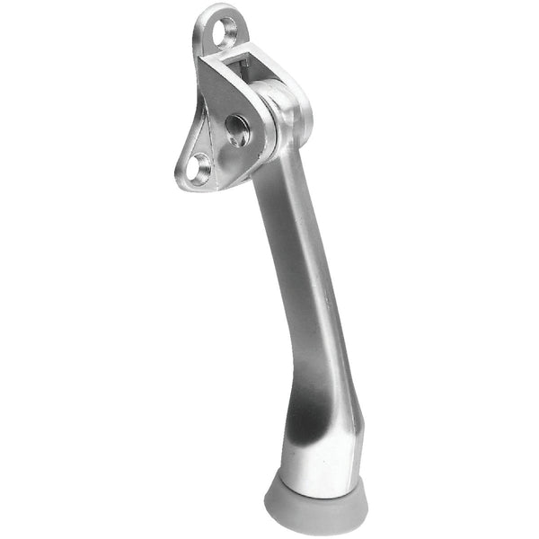 National V2384 In. Satin Chrome Kickdown Door Holder