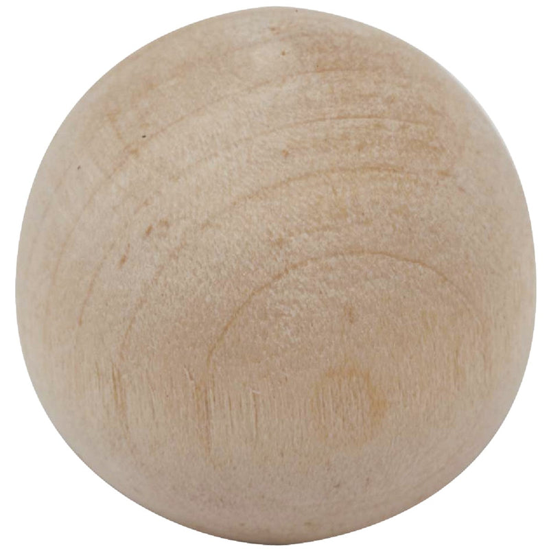 Do it Wood Hardwood Round 1-1/2 In. Cabinet Knob, (2-Pack)