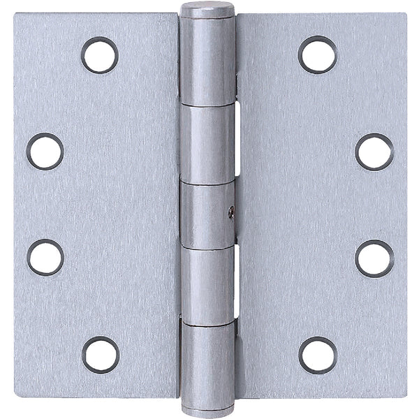 Tell Commercial Stainless Steel 4.5 In. Square Plain Bearing Hinge with Removable Pin