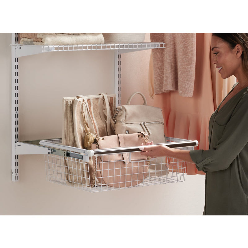 Rubbermaid Configurations White Sliding Basket