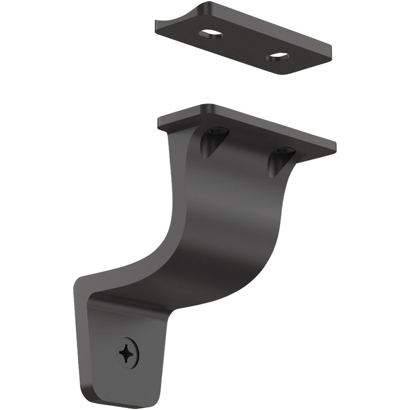 National 3 In. Matte Black Cooper Handrail Bracket