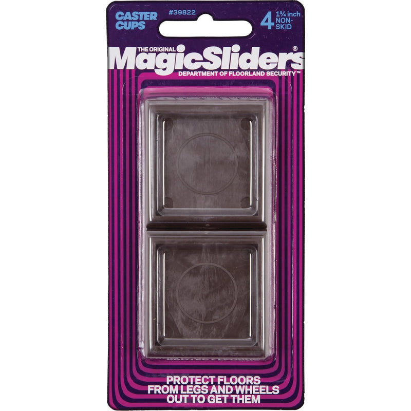 Magic Sliders 1-3/4 In. Square Non-Skid Furniture Leg Cup (4-Pack)