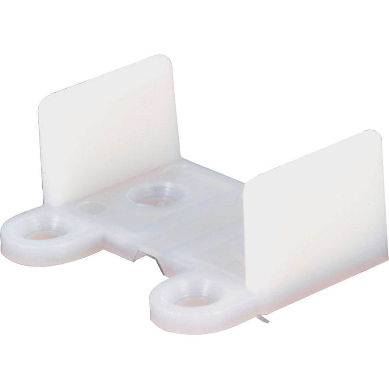 Prime-Line 1-7/16 In. x 3/4 In. White Nylon Single Pocket Door Guide