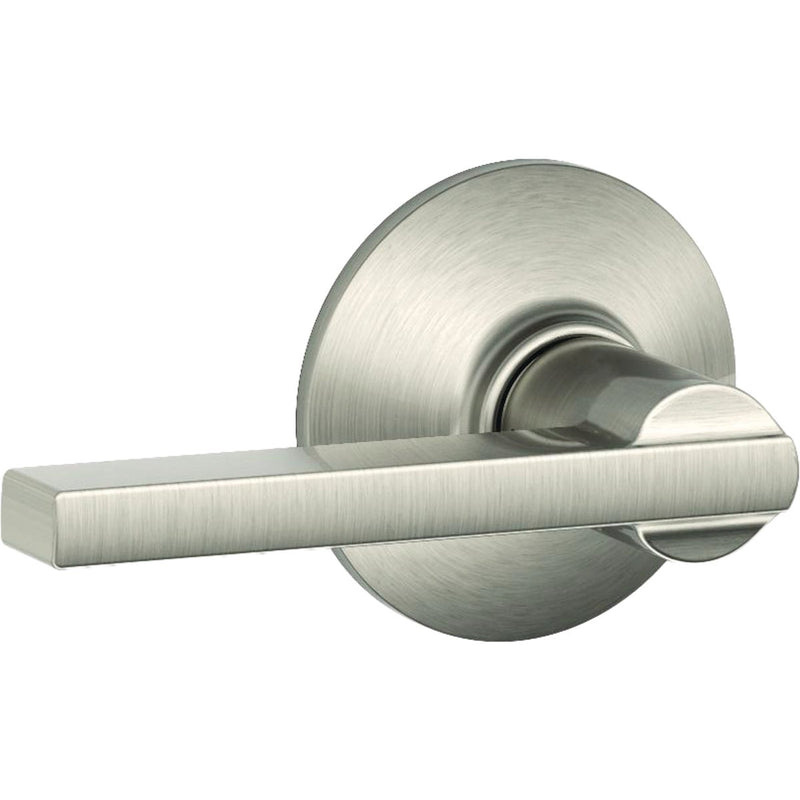 Schlage F Series Latitude Satin Nickel Lever Hall and Closet Lock