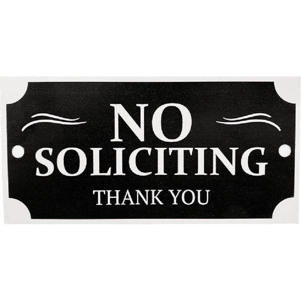 Hy-Ko No Soliciting House Plaque