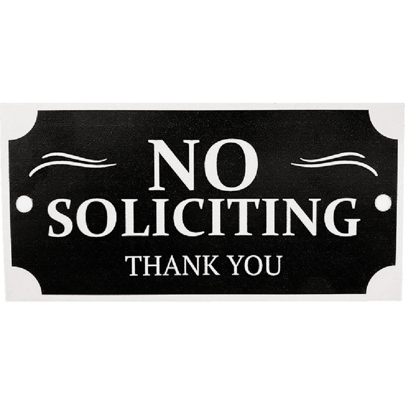 Hy-Ko No Soliciting House Plaque