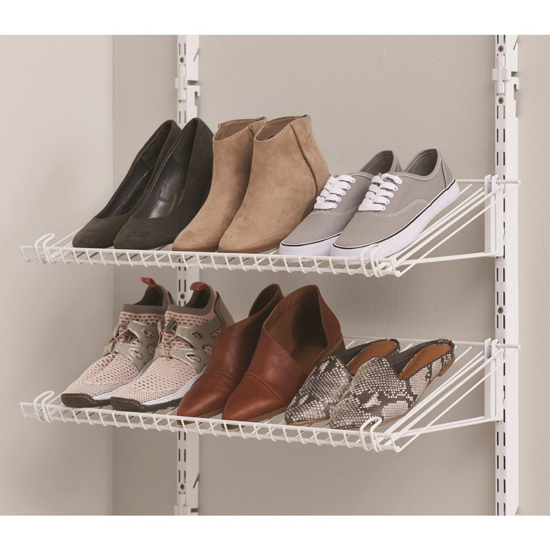 Rubbermaid Configurations White Shoe Shelf Add-On Kit