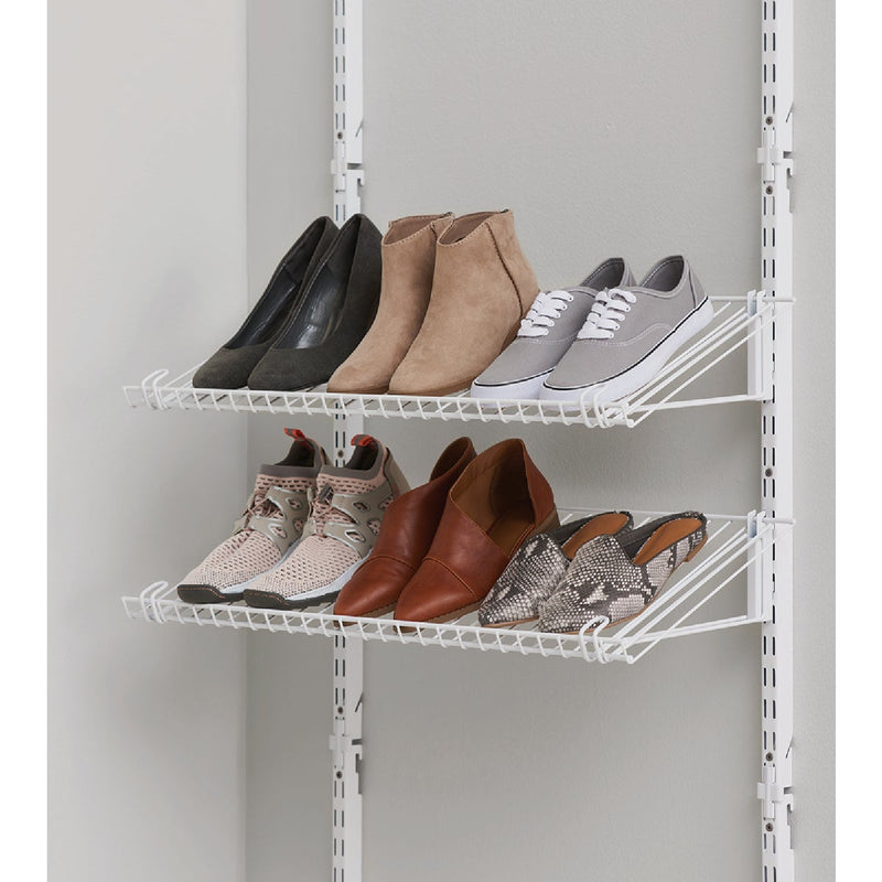 Rubbermaid Configurations White Shoe Shelf Add-On Kit