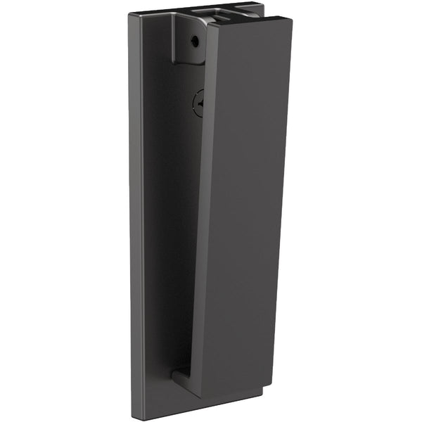 National Hardware 4-3/4 In. Matte Black Reed Door Knocker