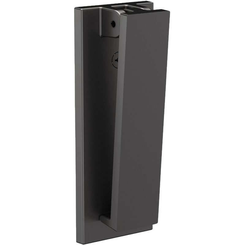 National Hardware 4-3/4 In. Matte Black Reed Door Knocker