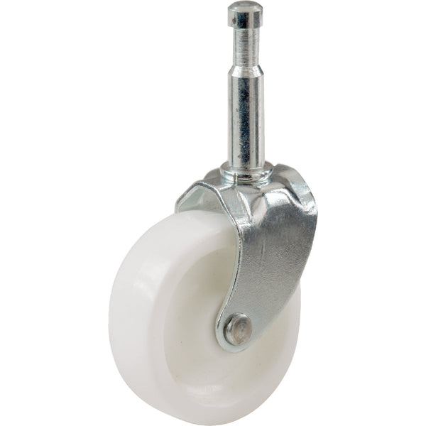 Do it 1-1/4 In. Light-Duty Plastic Swivel Stem White Caster (4-Pack)