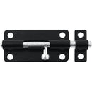 National 4 In. Black Steel Door Barrel Bolt