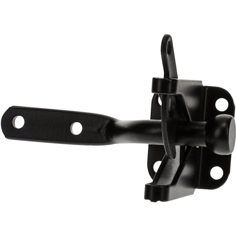 National Hardware Black Self-Locking Gate Latch