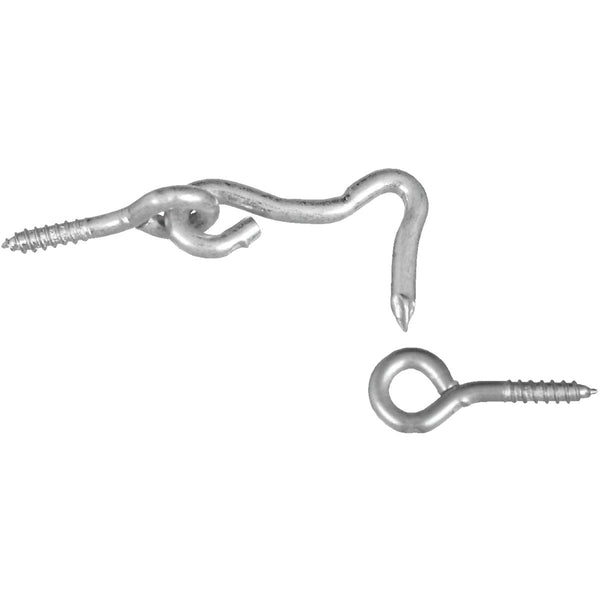 National1 In. Steel Hook & Eye Bolt (2 Ct.)