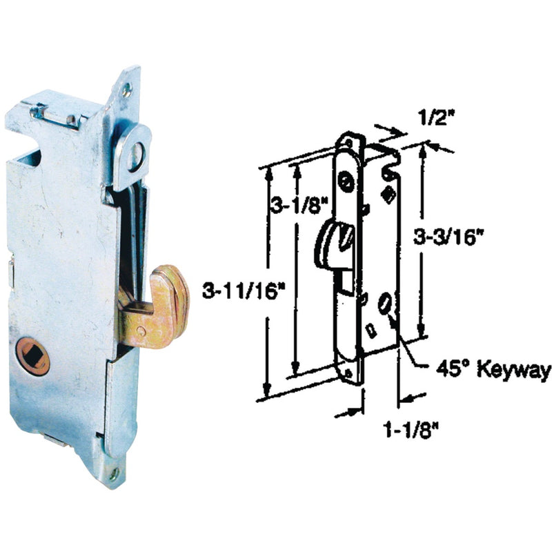 Prime-Line Steel Mortise Patio Door Lock