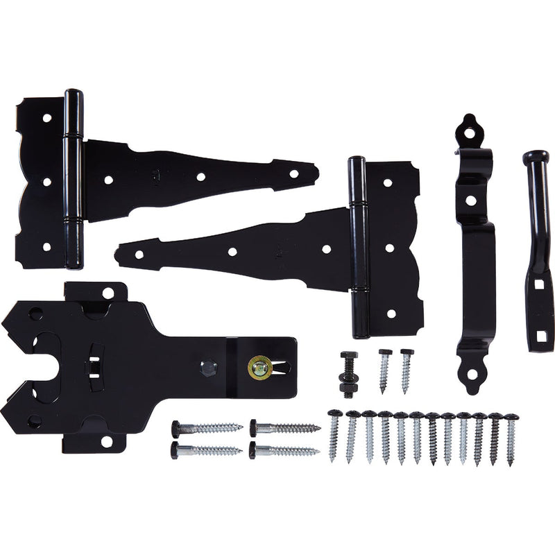 National Hardware Deluxe Latch Decorative T-Hinge Gate Kit