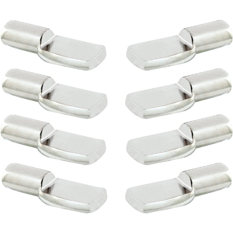 Prime-Line 5mm Nickel Metal Shelf Support Peg (8-Count)