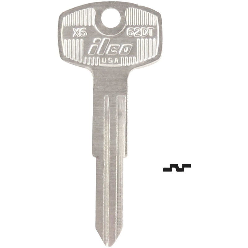 ILCO Nissan / Subaru Master Key Blank, X6 (10-Pack)