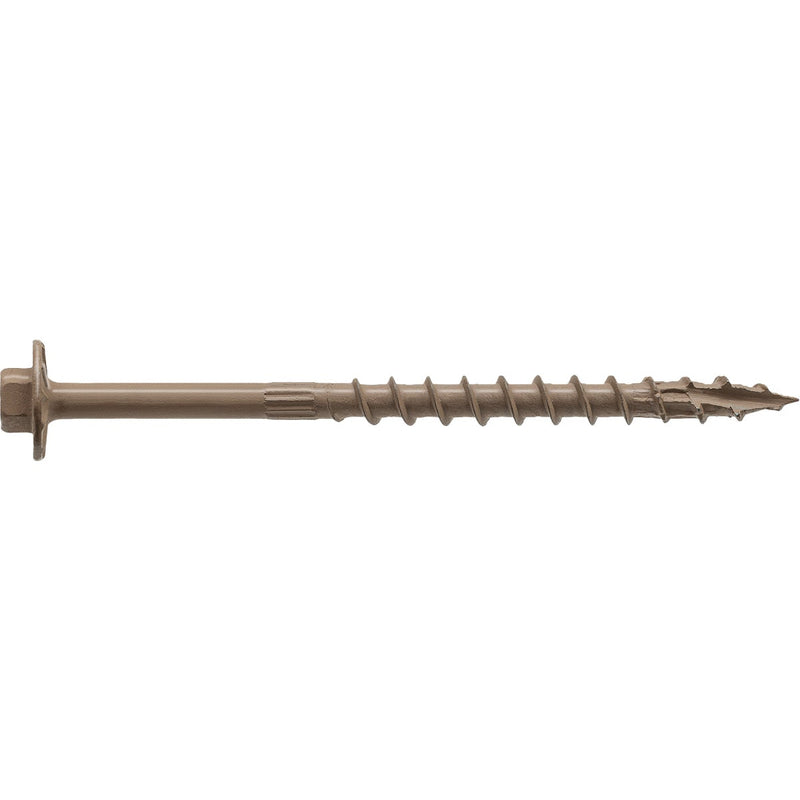 Simpson Strong-Tie Strong-Drive SDWH Timber-Hex 0.195 In. x 4 In. 5/16 Hex DB Coating Screw