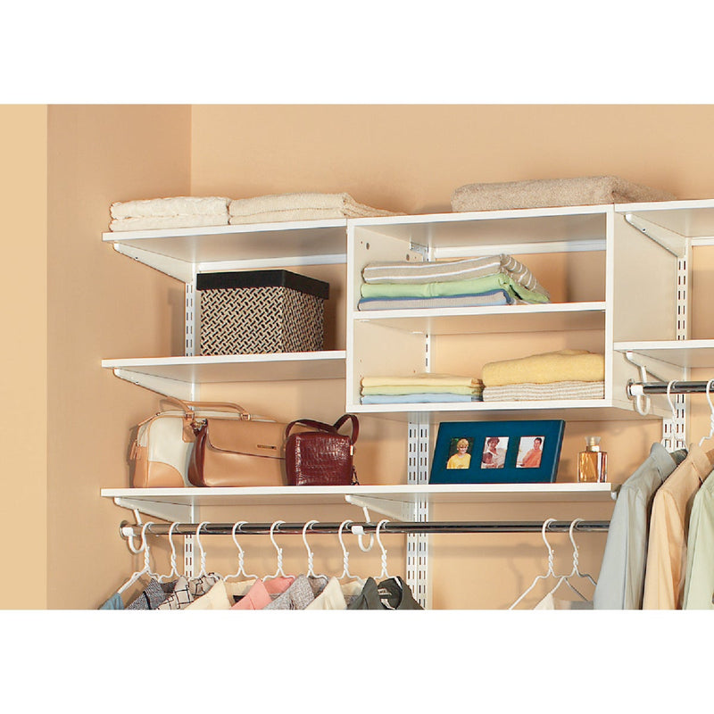 Organized Living FreedomRail 6 Ft. W. x 14 In. D Melamine Closet Shelf, White