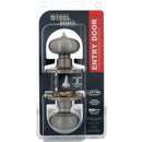 Steel Pro Brushed Nickel Entry Door Knob