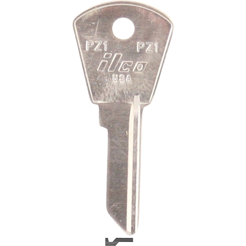 ILCO Papaiz Nickel Plated File Cabinet Key PZ1 (10-Pack)