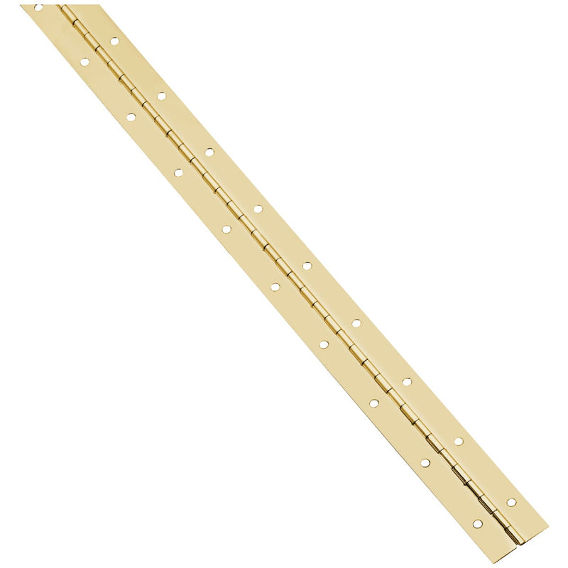National Steel 1-1/16 In. x 30 In. Bright Brass Continuous Hinge