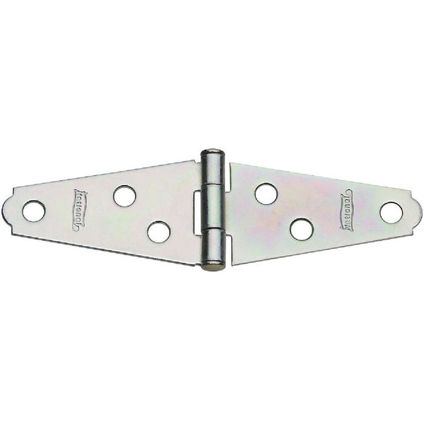 National 2 In. Zinc Light Strap Hinge (2-Pack)