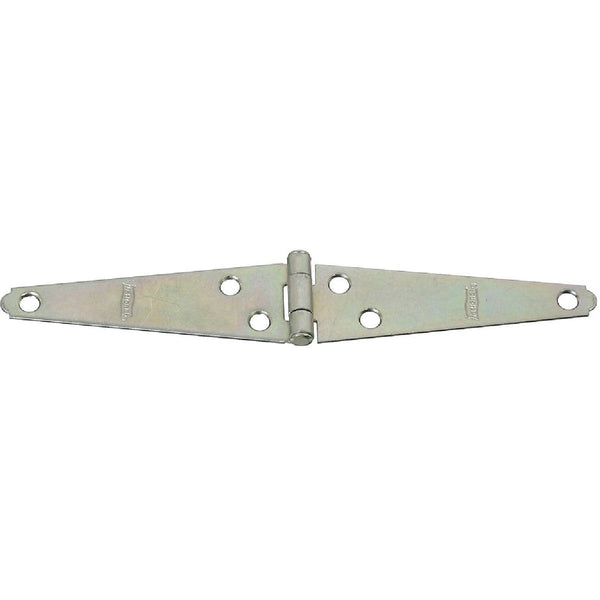 National 4 In. Zinc Light Strap Hinge (2-Pack)