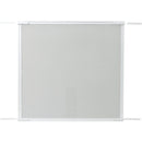 Prime-Line Make-2-Fit 34.5 In. x 24 In. Mill White Door Grille for 36 In. Door