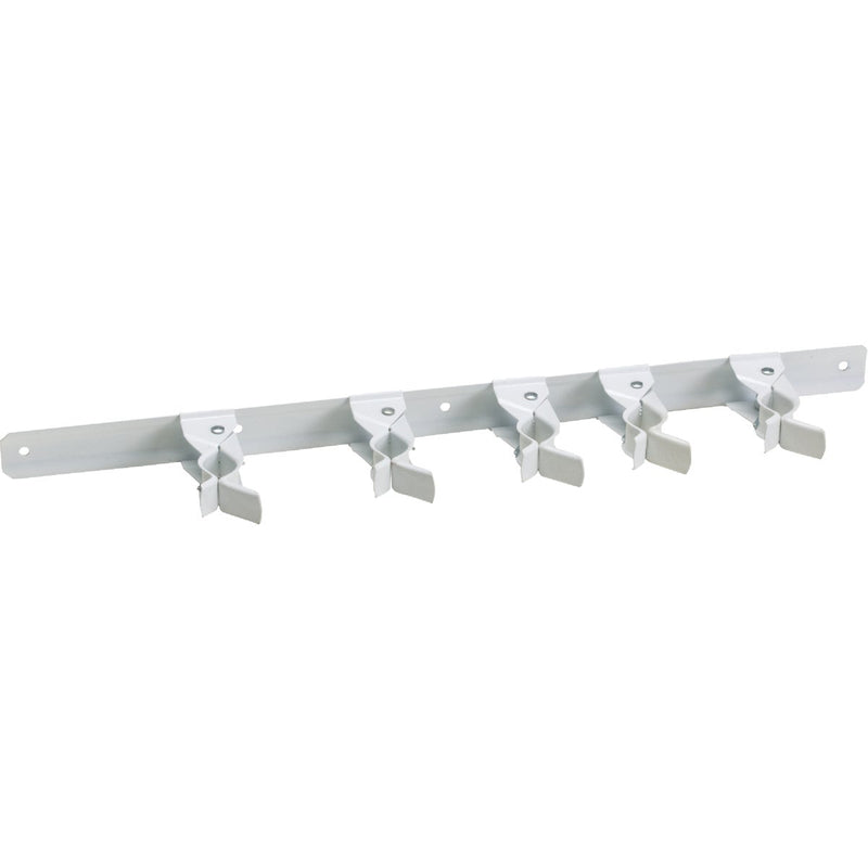 Rust-Resistant White 5-Spring Clip Organizer