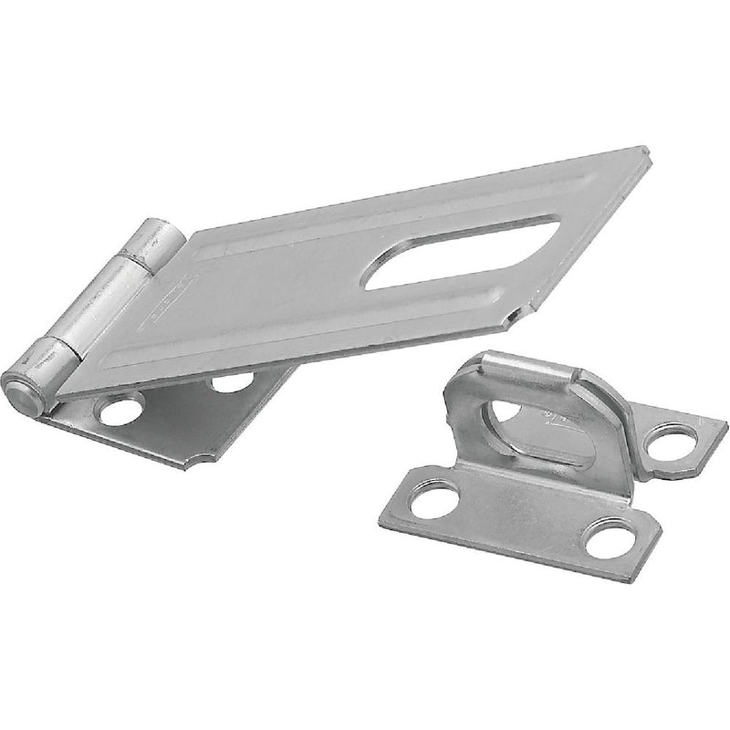 National 4-1/2 In. Zinc Non-Swivel Safety Hasp