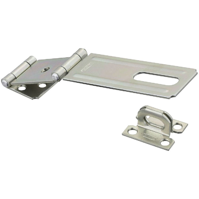 National 4-1/2 In. Double Hinge Zinc Hasp