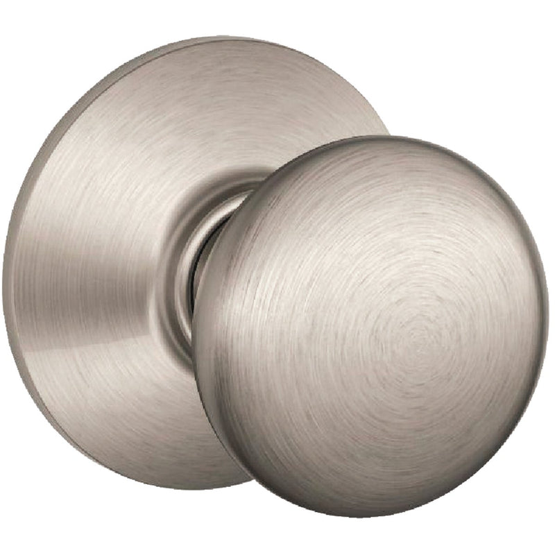 Schlage Plymouth Satin Nickel Knob Hall and Closet Door Knob