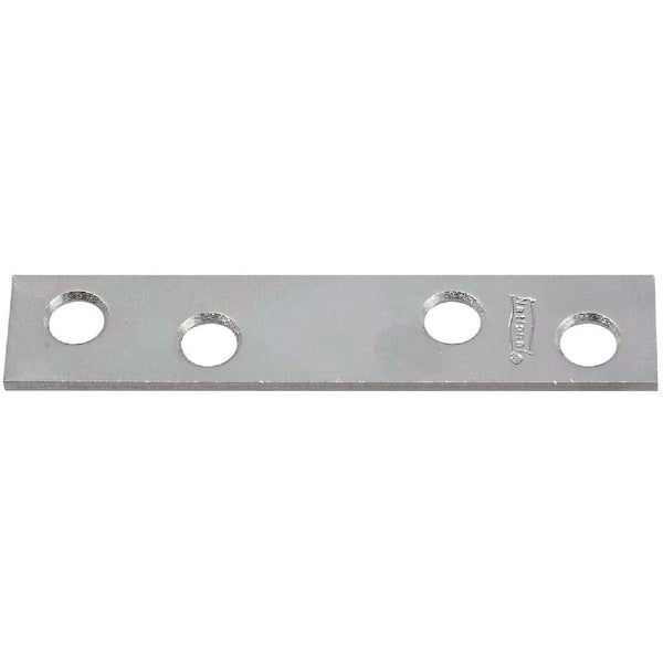 National Catalog 118 3 In. x 5/8 In. Zinc Steel Mending Brace (4-Count)