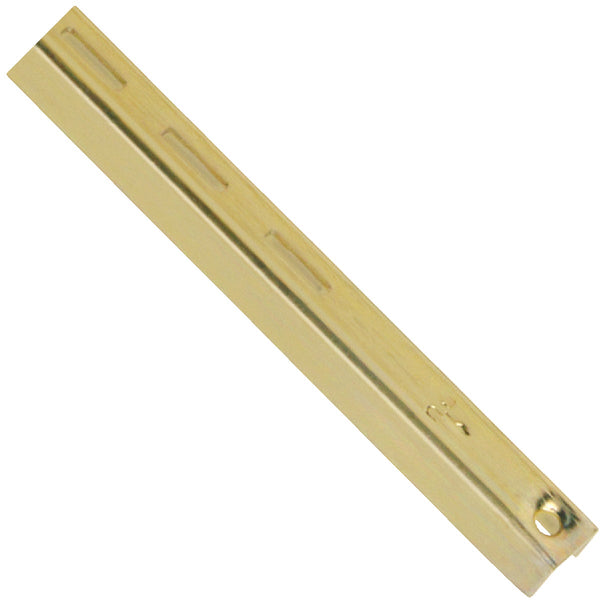 Knape & Vogt 80 Series 24 In. Brass Adjustable Shelf Standard