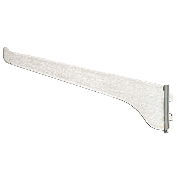 Knape & Vogt 180 Series 8 In. Anochrome Steel Regular-Duty Single-Slot Shelf Bracket