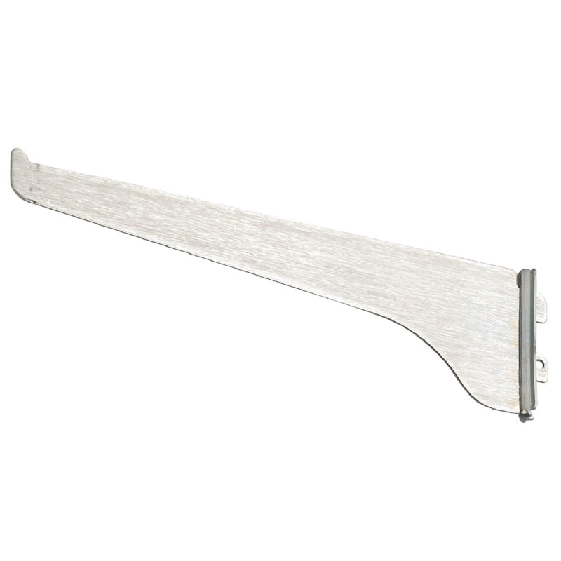 Knape & Vogt 180 Series 8 In. Anochrome Steel Regular-Duty Single-Slot Shelf Bracket